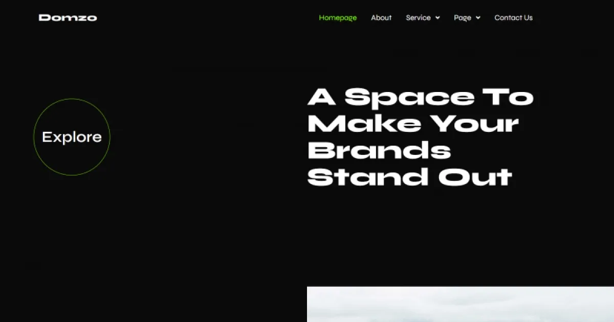 Domzo – Creative Agency Elementor Template Kit