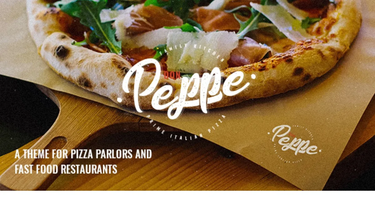 Don Peppe – Pizza and Fast Food WordPress Theme 