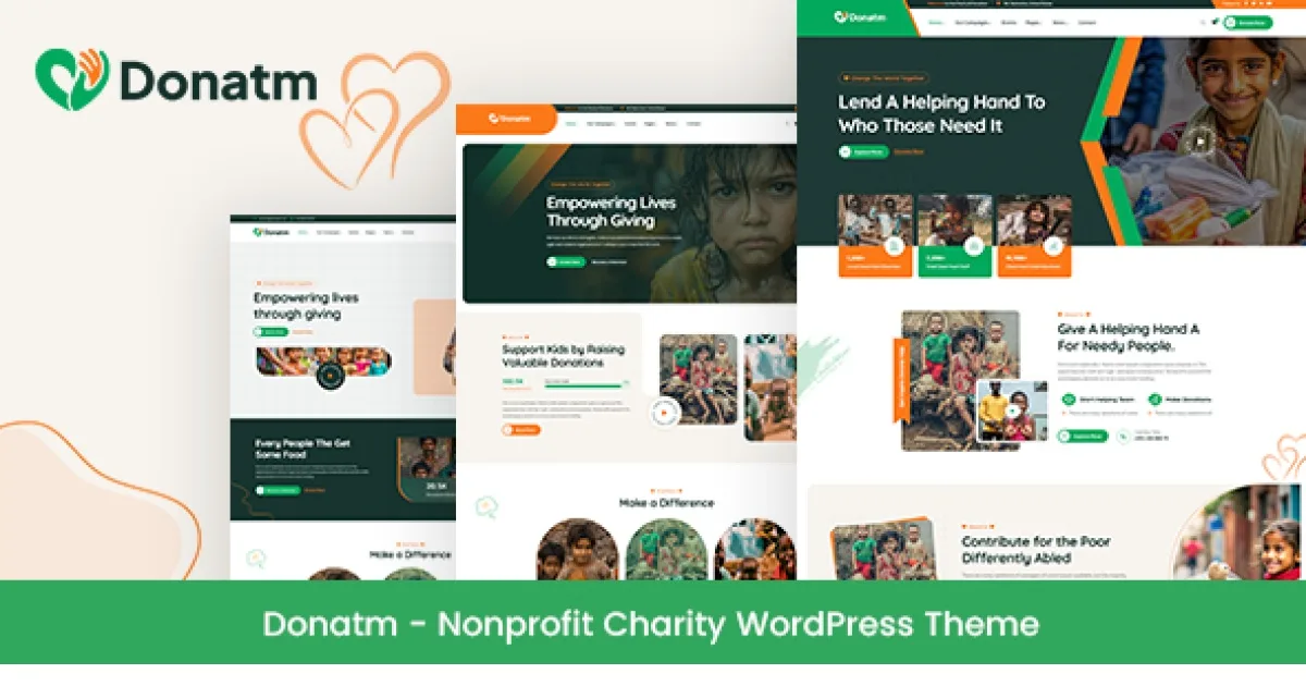 Donatm Theme – Nonprofit Charity WordPress Theme