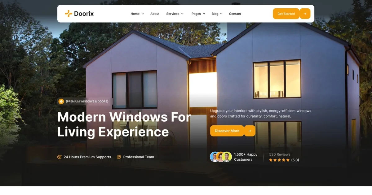 Doorvista – Door & Window Elementor Template Kit