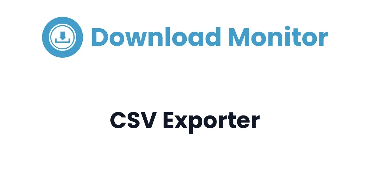 Download Monitor CSV Exporter