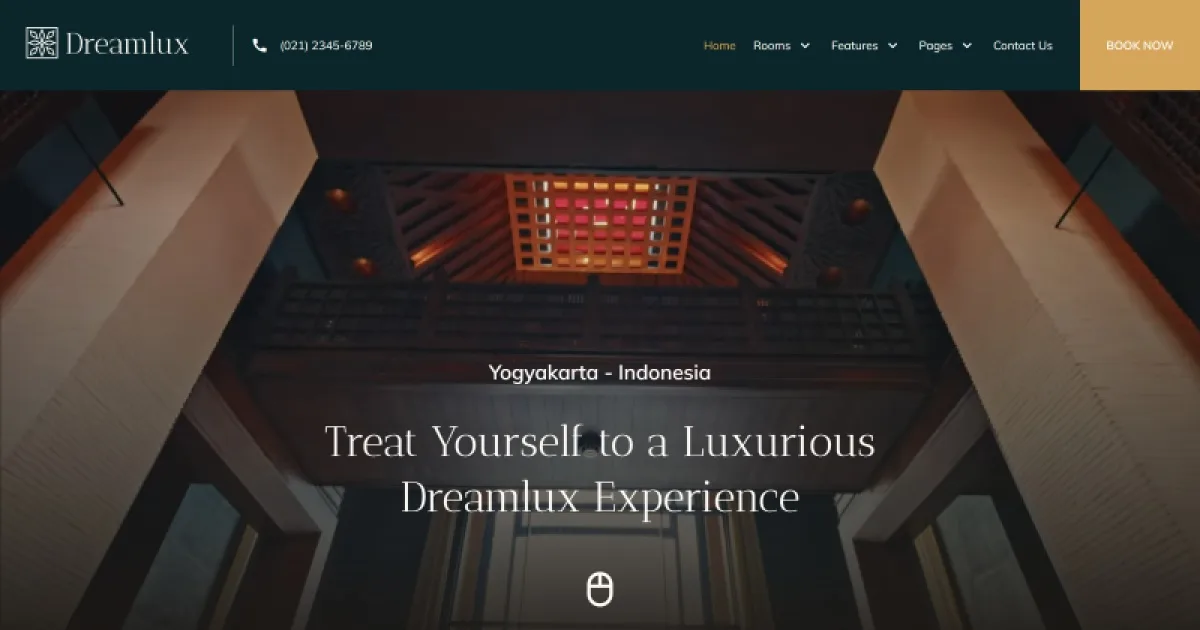 Dreamlux – Hotel & Resort Elementor Template Kit