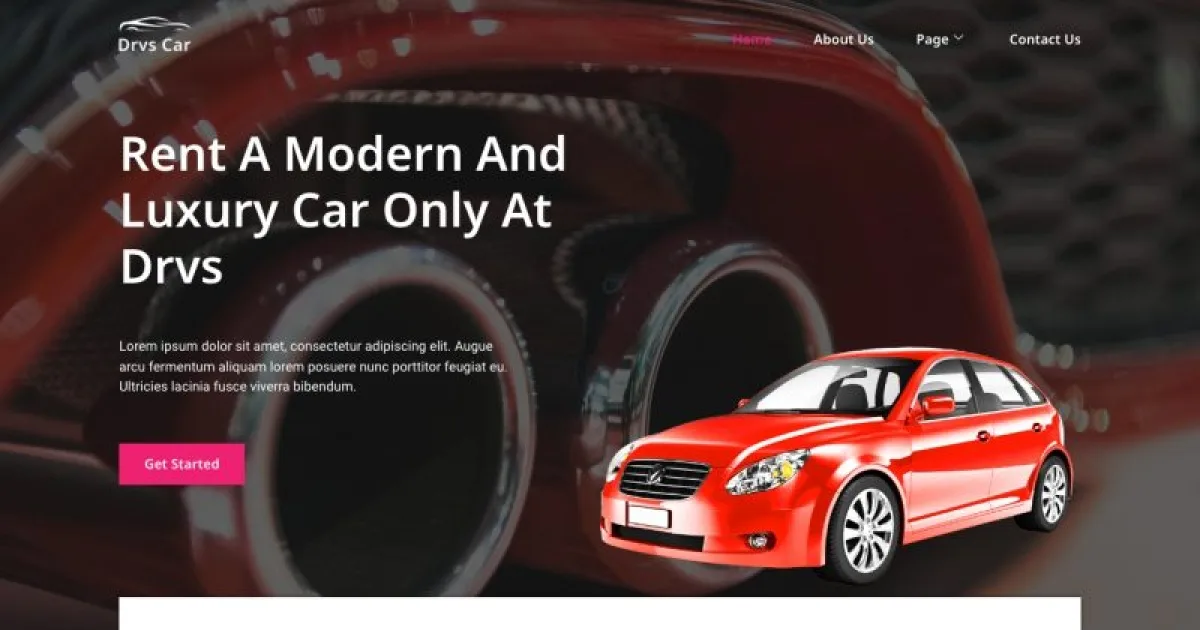 DRVS – Car Rental Elementor Template Kit