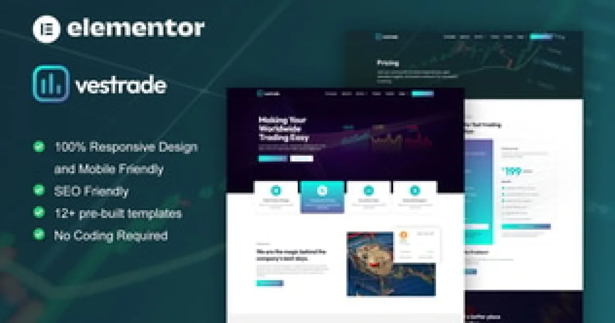 Dtrade – Trading & Investment Company Elementor Template Kit