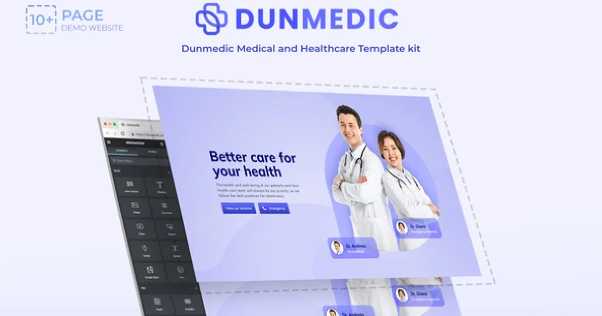 Dunmedic – Medical & Healthcare Elementor Template Kit