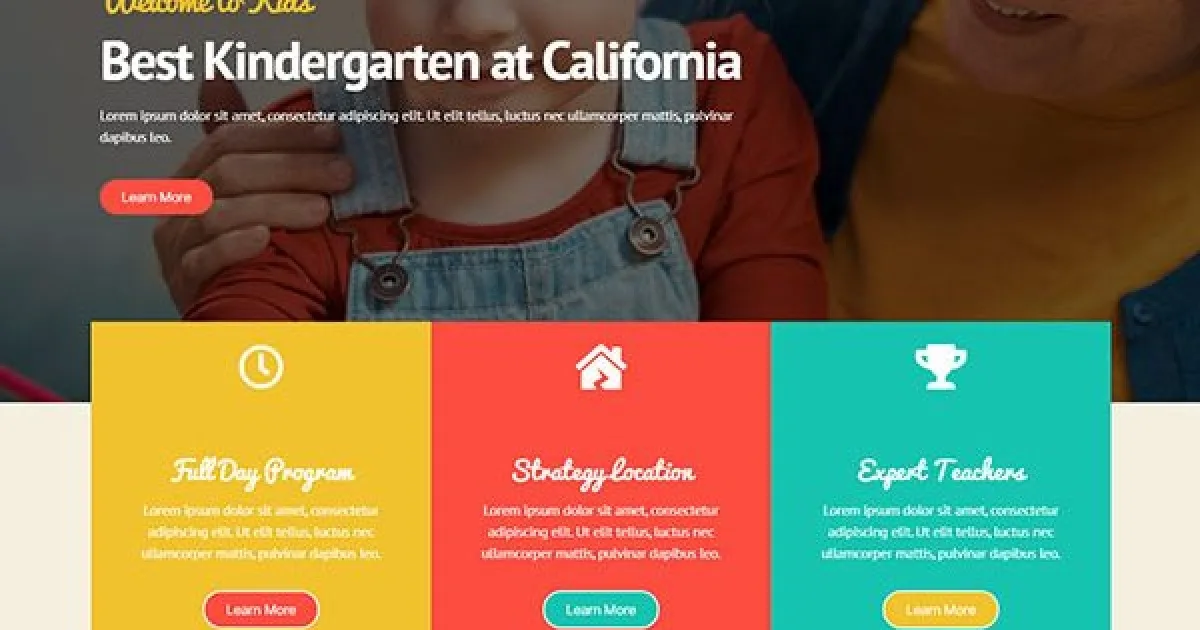 Edukids – Kindergarten & Child Care Elementor Template Kit