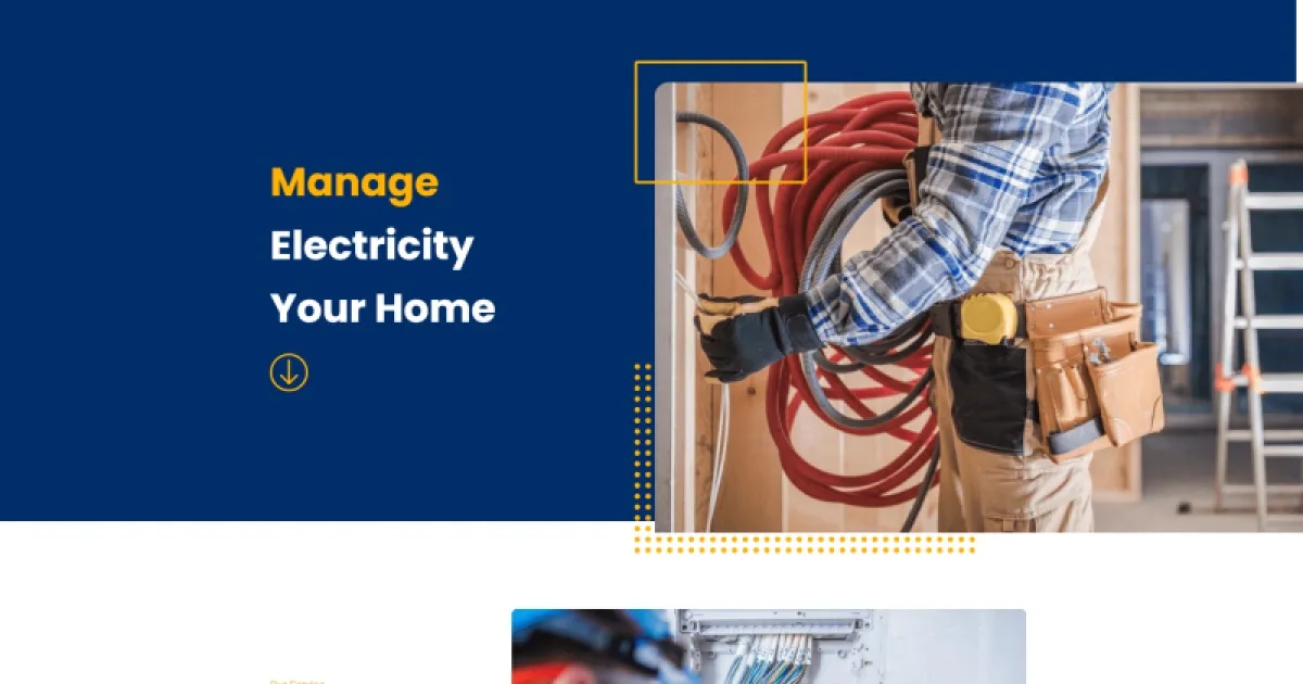 Electo – Electricity Services Elementor Template Kit