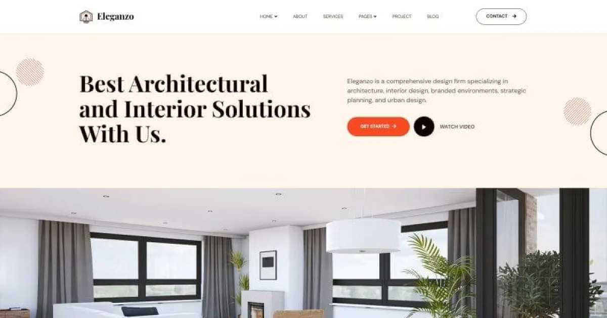Eleganzo – Interior & Architecture Elementor Template Kit