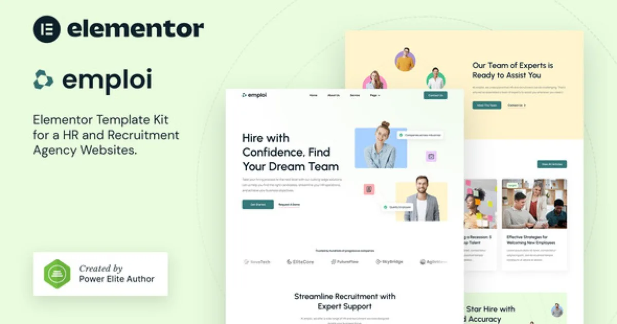 Emploi – Human Resources & Recruitment Agency Elementor Template Kit