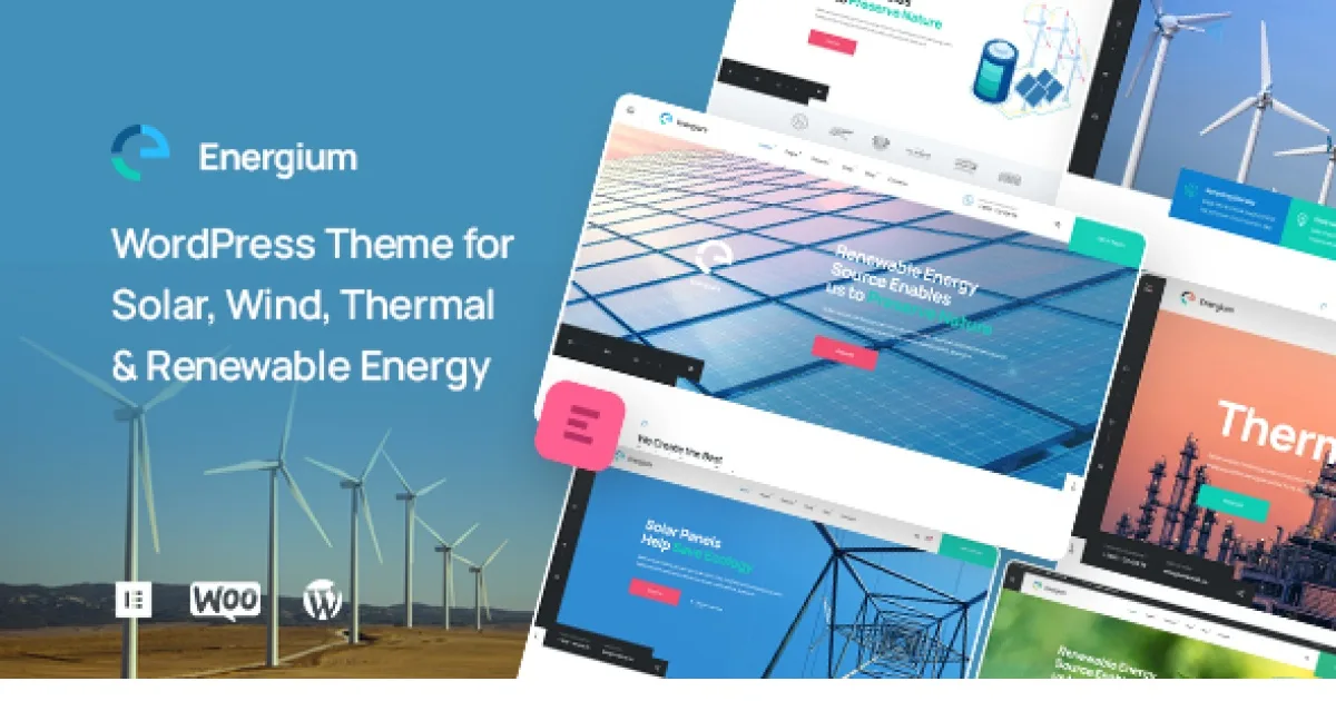 Energium | Alternative & Renewable Energy WordPress Theme 
