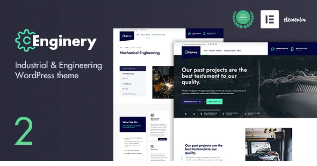 Enginery – Industrial & Engineering WordPress Theme