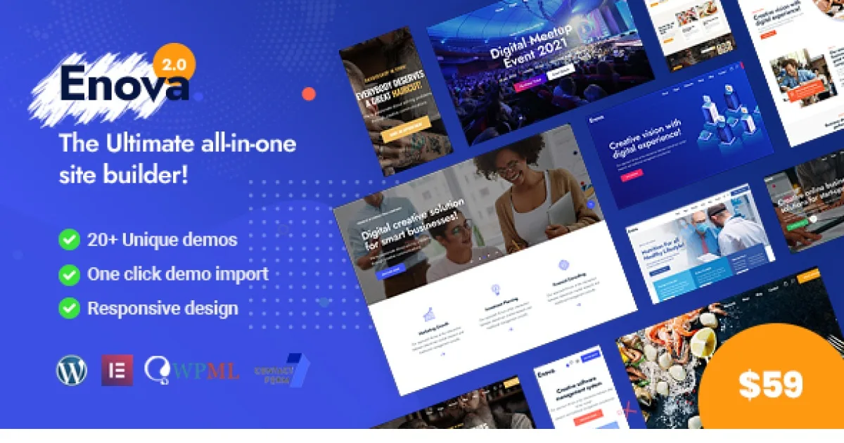 Enova – Multipurpose Business WordPress ThemeÂ
