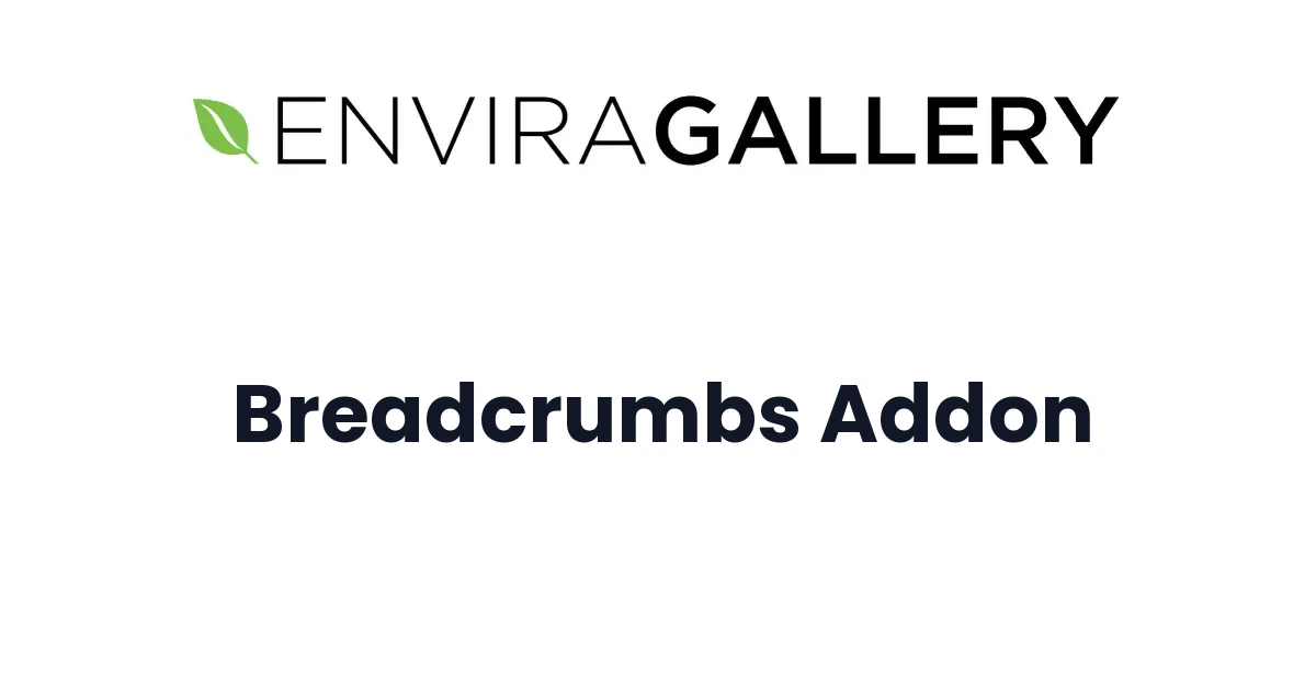 Envira Gallery Breadcrumbs Addon