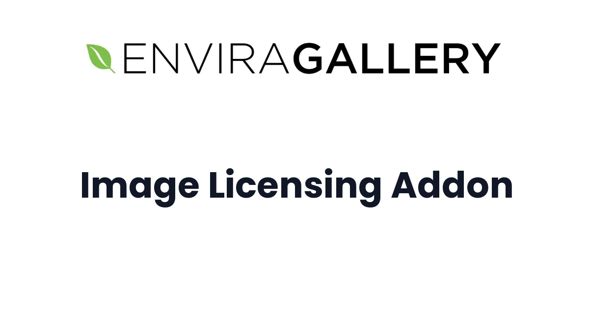 Envira Gallery Image Licensing