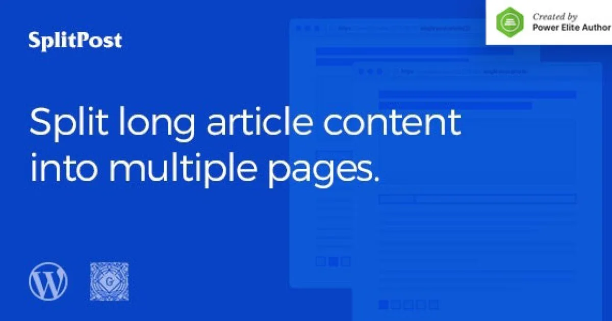 Epic Split Post WordPress Plugin - Official Release Preview
