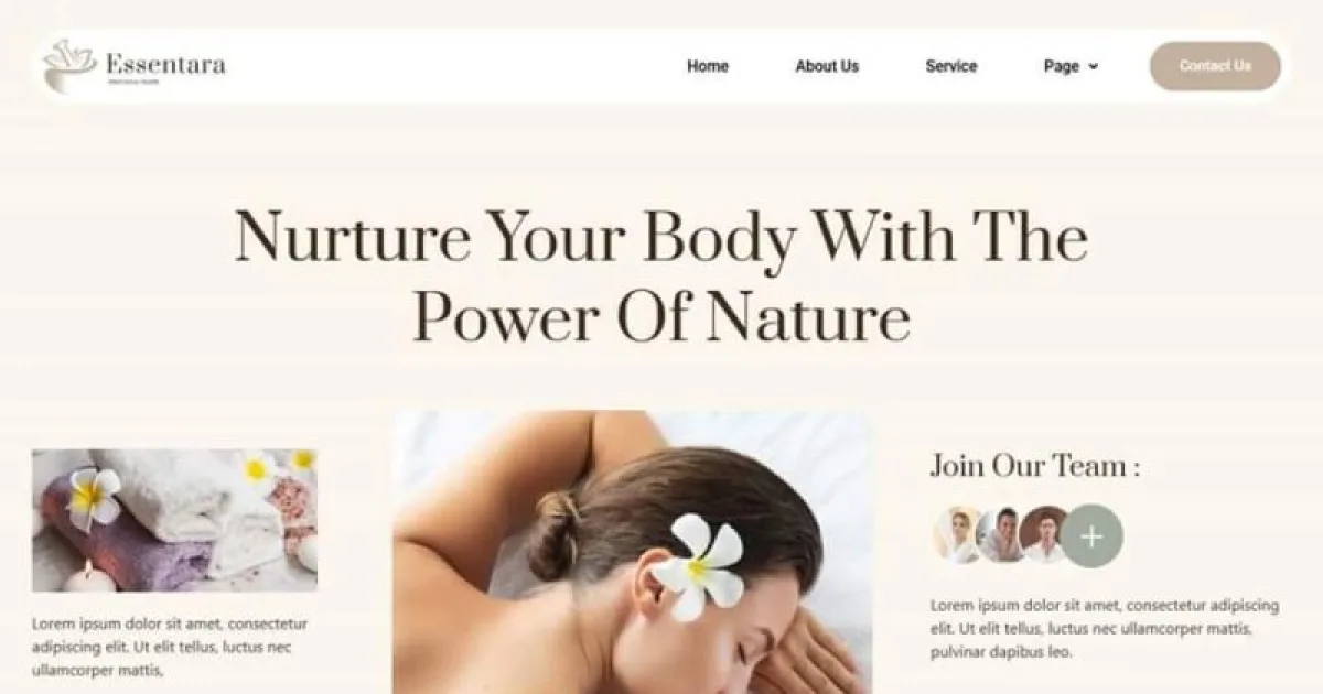 Essentara – Alternative Health Elementor Template Kit