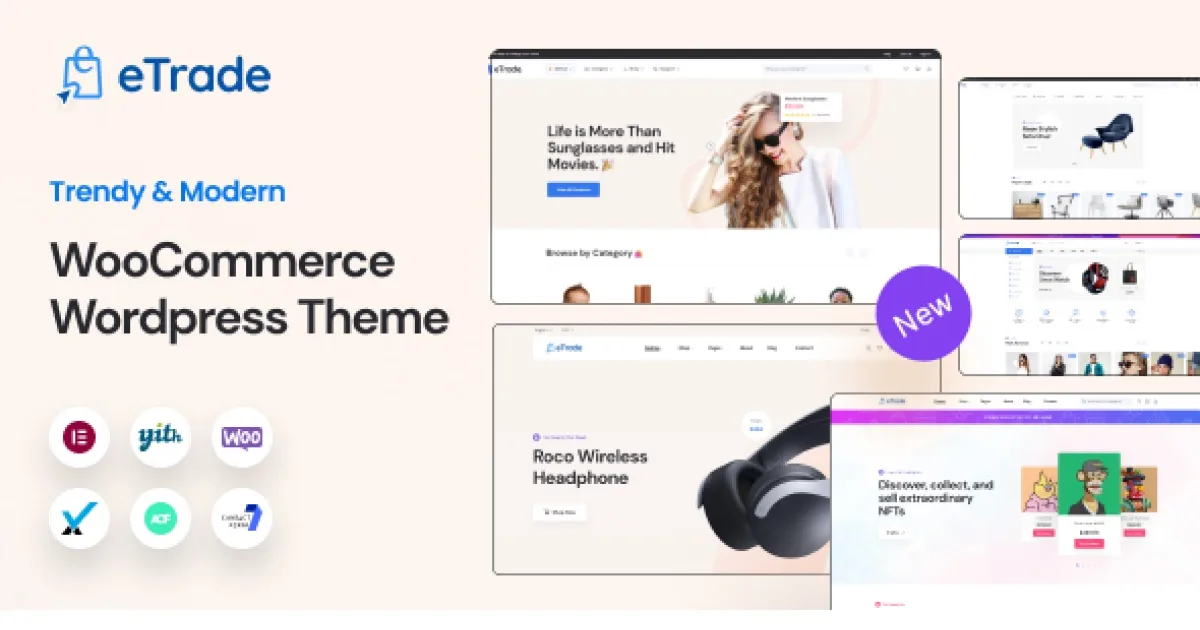 eTrade Theme – WooCommerce Theme