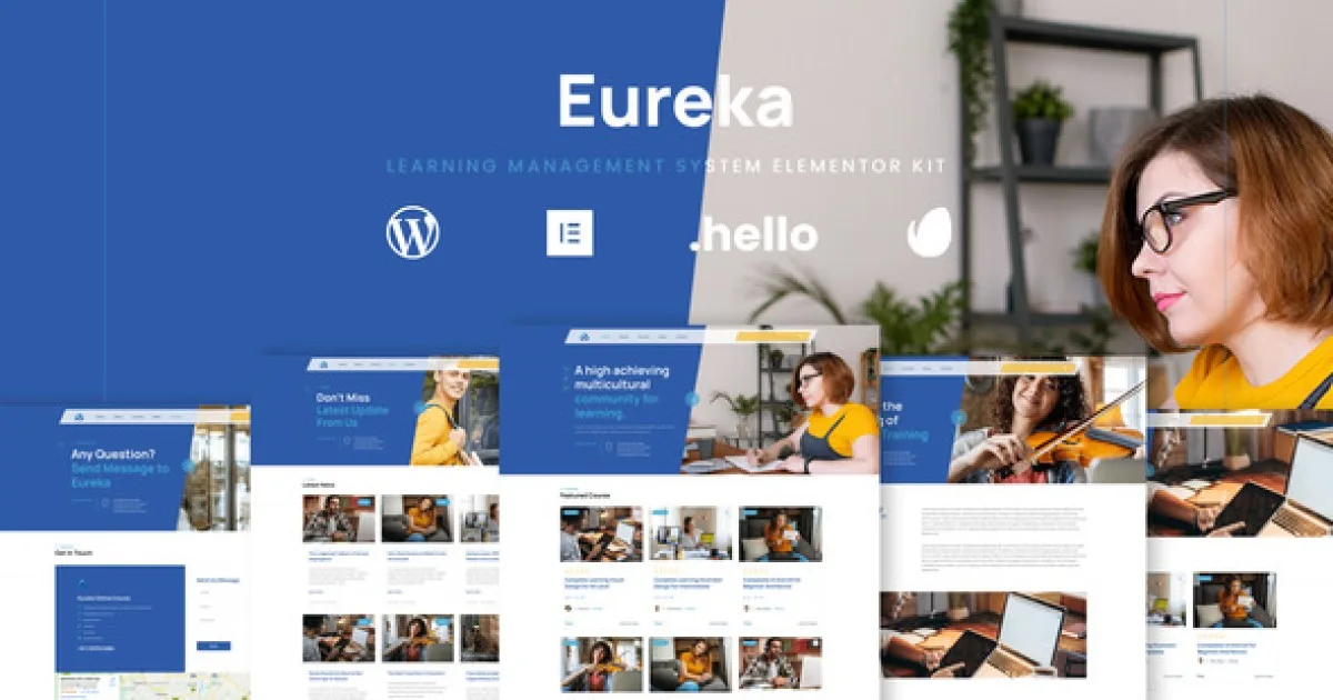 Eureka – Online Learning Elementor Template Kit - Official Release Preview