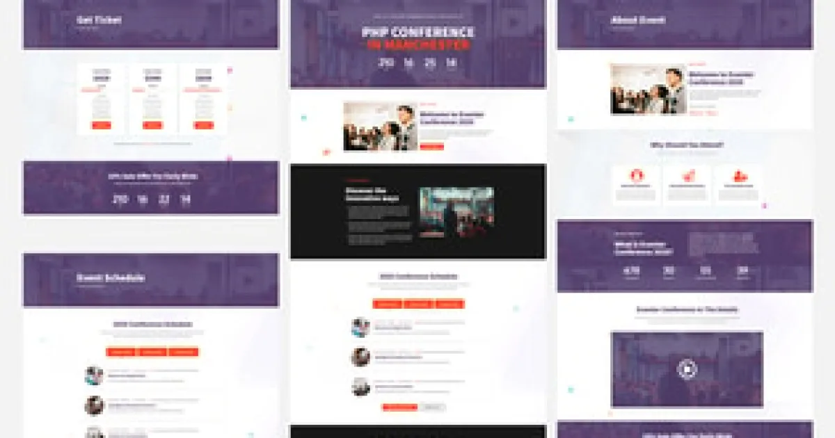 Eventist – Event Planner & Organizer Elementor Template Kit