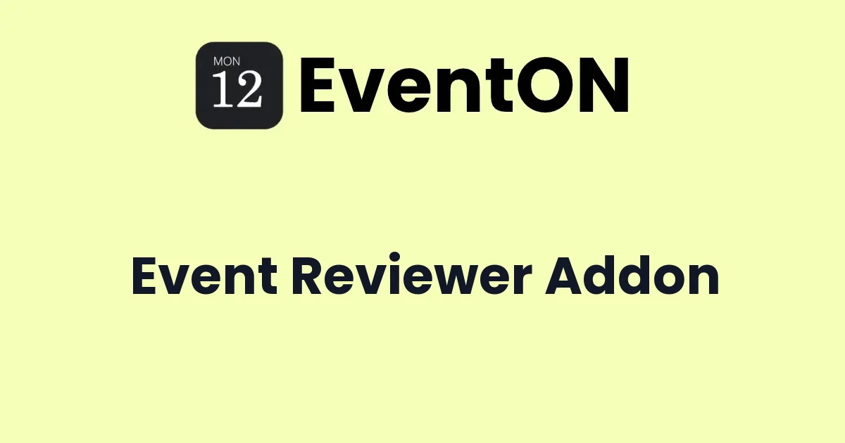 EventON Event Reviewer Addon - Official Release Preview