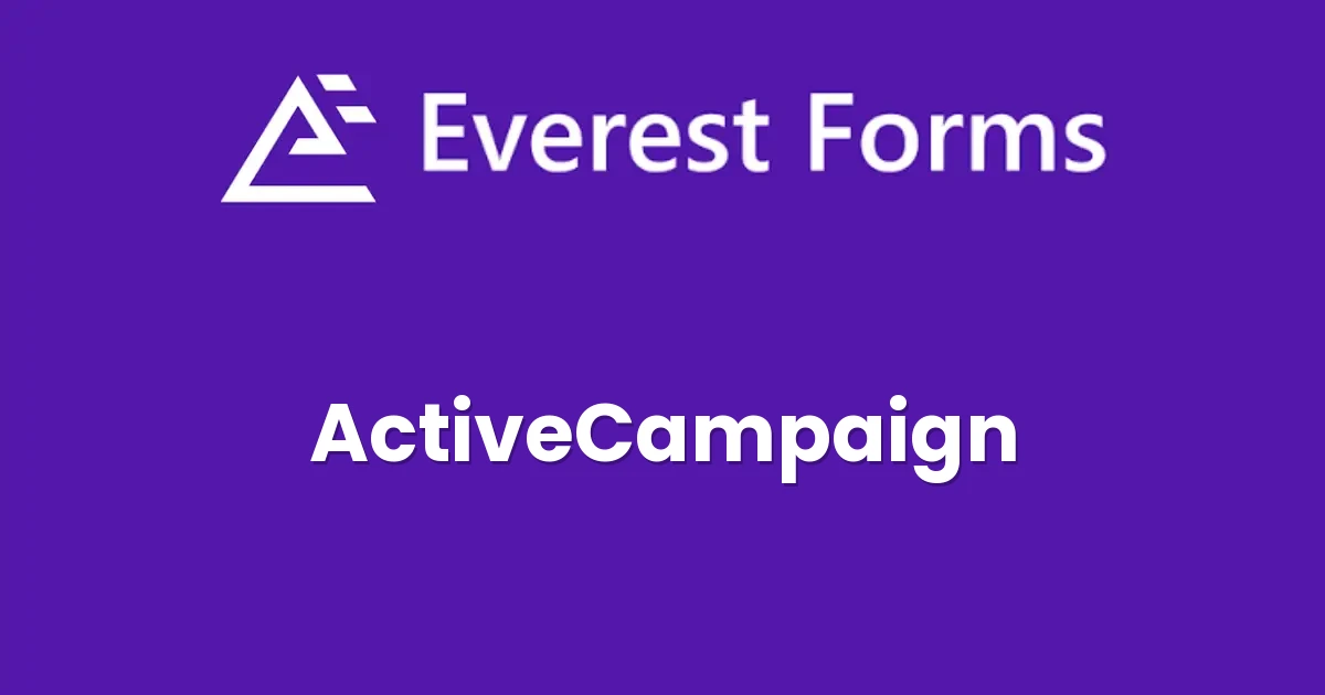 Everest Forms ActiveCampaign