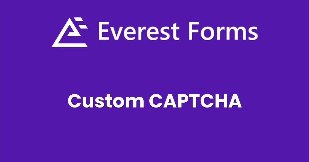 Everest Forms Custom Captcha