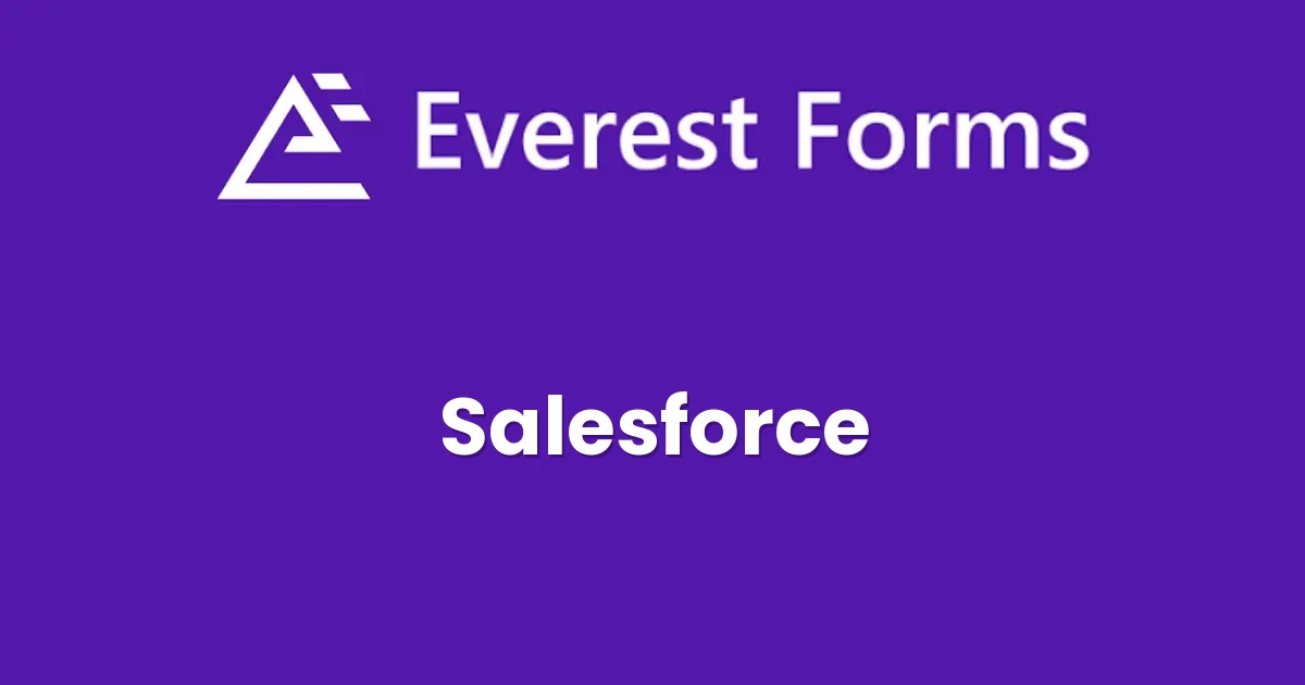 Everest Forms Salesforce