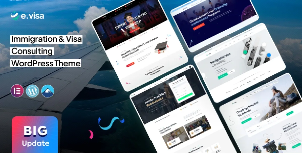 Evisa – Immigration and Visa Consulting WordPress Theme