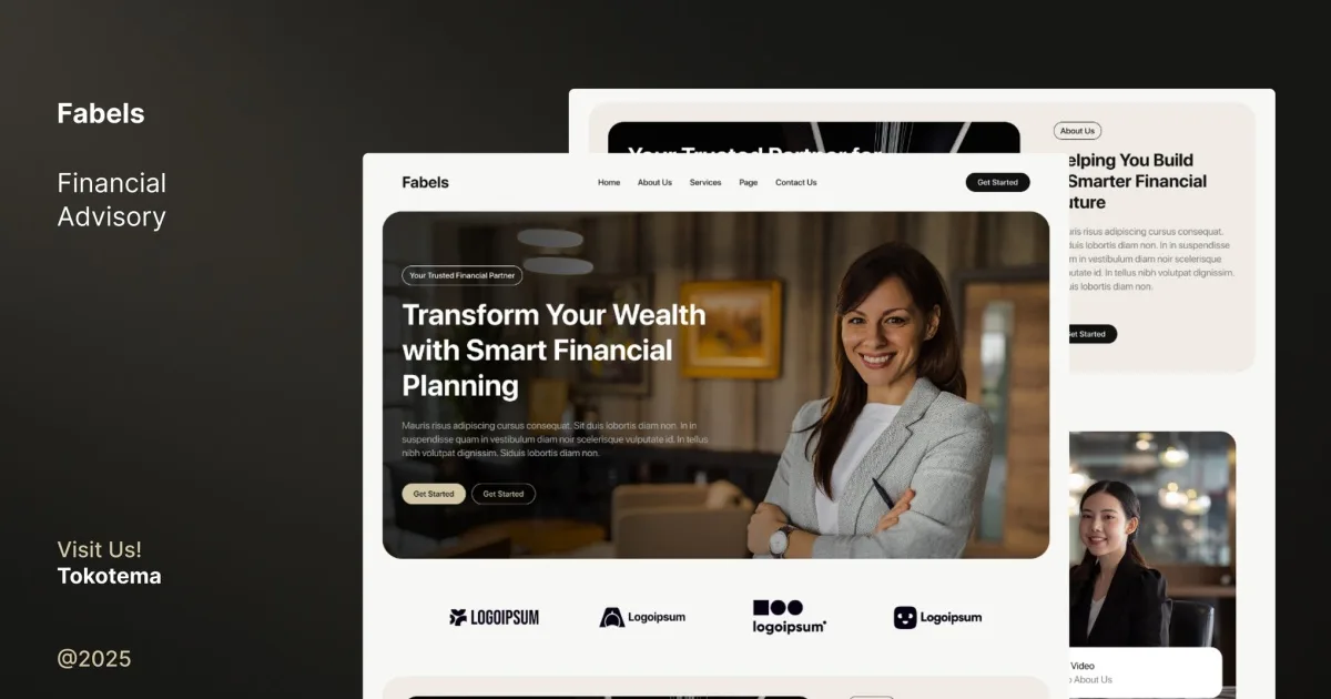 Fabels – Financial Advisory Website Elementor Template Kits