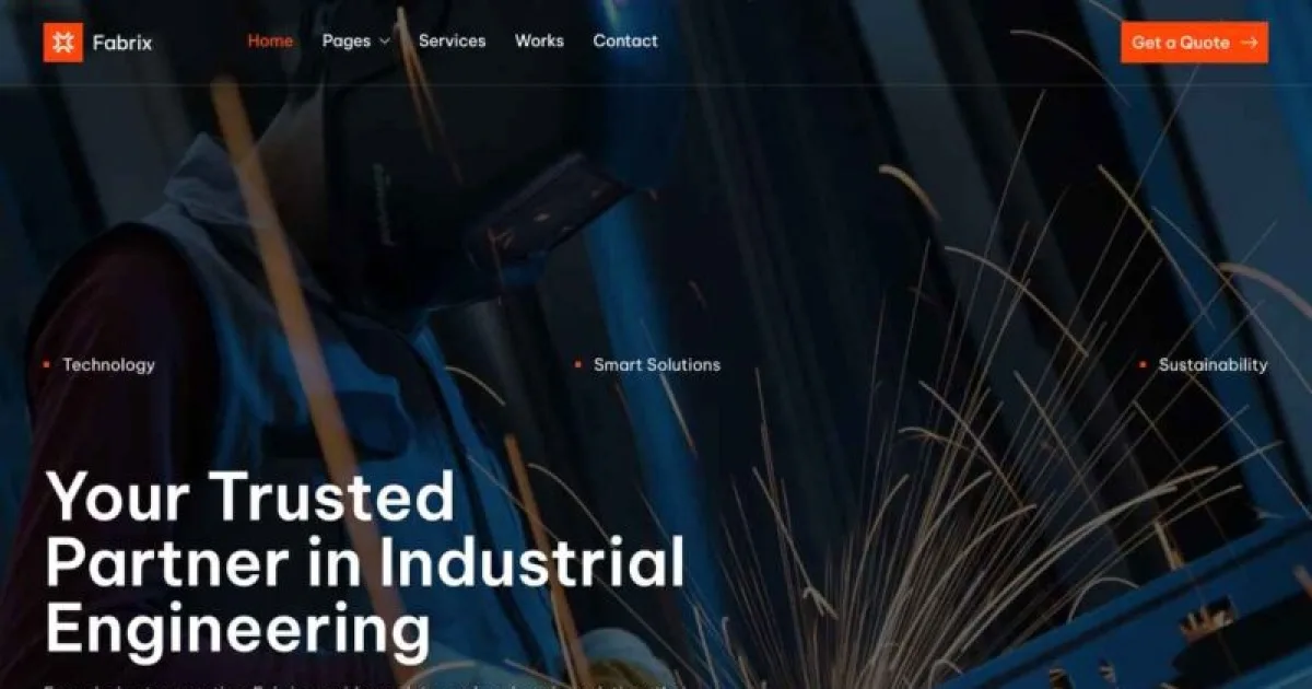Fabrix – Industry & Manufacturing Elementor Template Kit