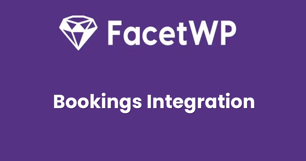 FacetWP Bookings Integration