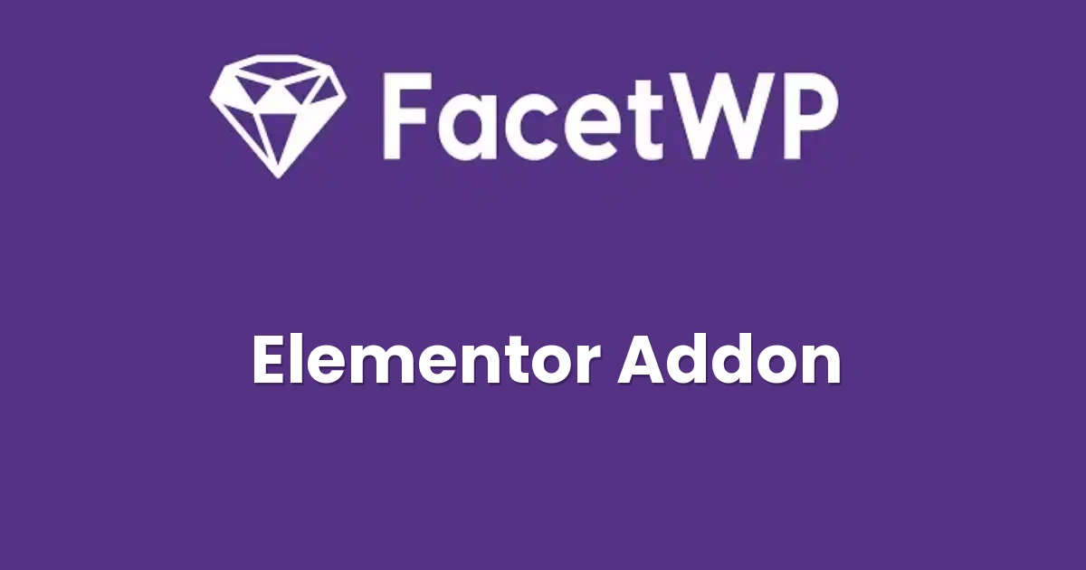 FacetWP Elementor Addon