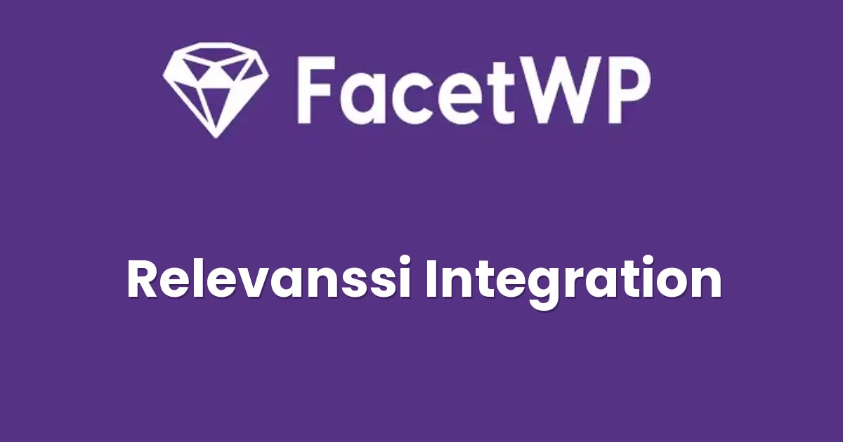 FacetWP Relevanssi Integration