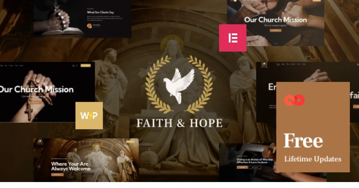 Faith & Hope | A Modern Church & Religion Non-Profit WordPress Theme 