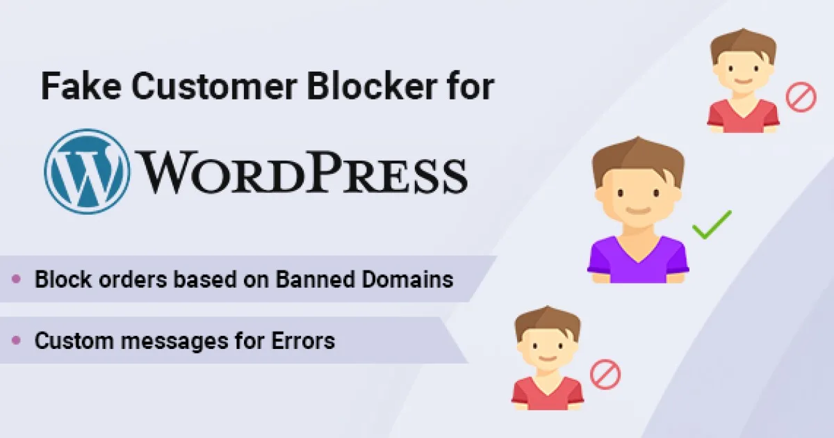 Fake Customer Blocker for WordPress