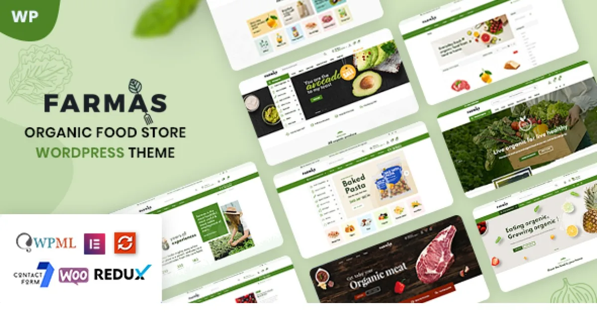 Farmas – Organic Food Store WordPress Theme