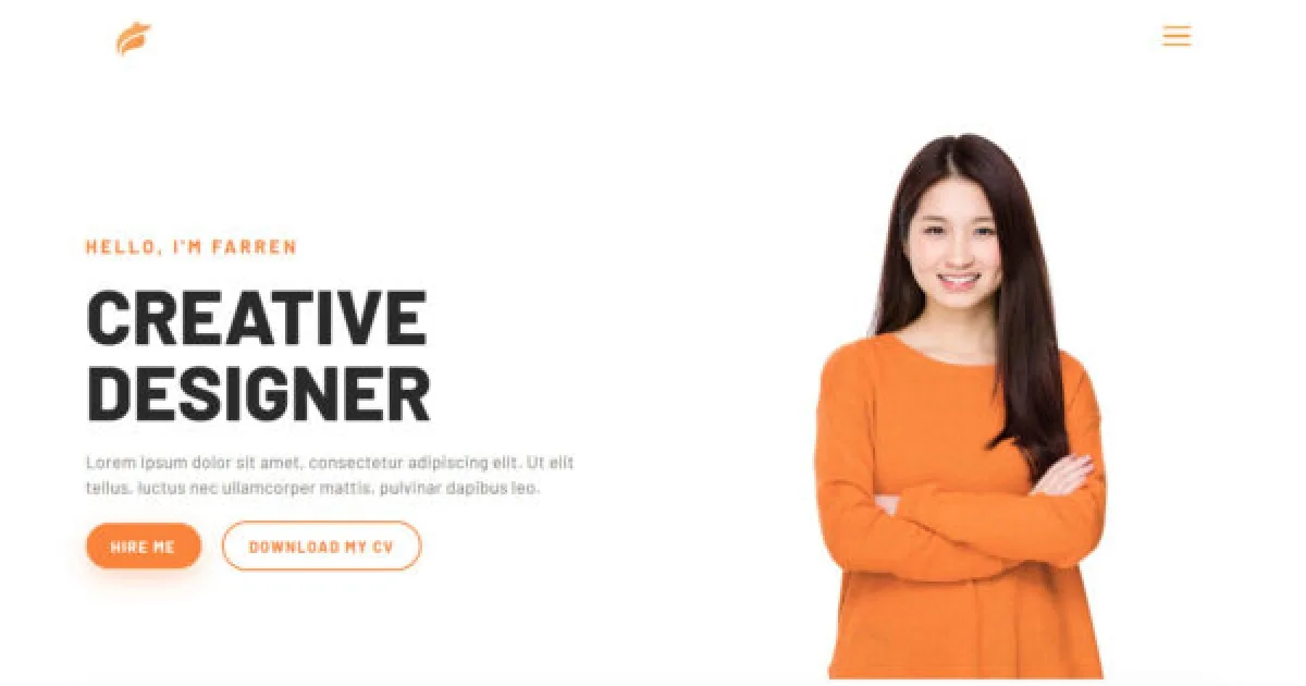Farren – CV%3aResume Elementor Template Kit