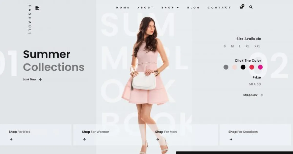 Fashable – Stylist eCommerce Elementor Template Kit