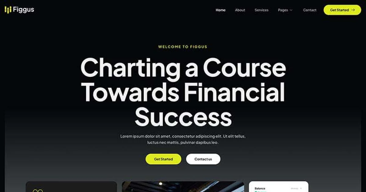 Figgus – Finance & Investment Elementor Template Kit