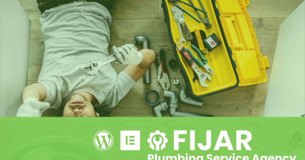 Fijar – Plumbing Service Elementor Template Kit