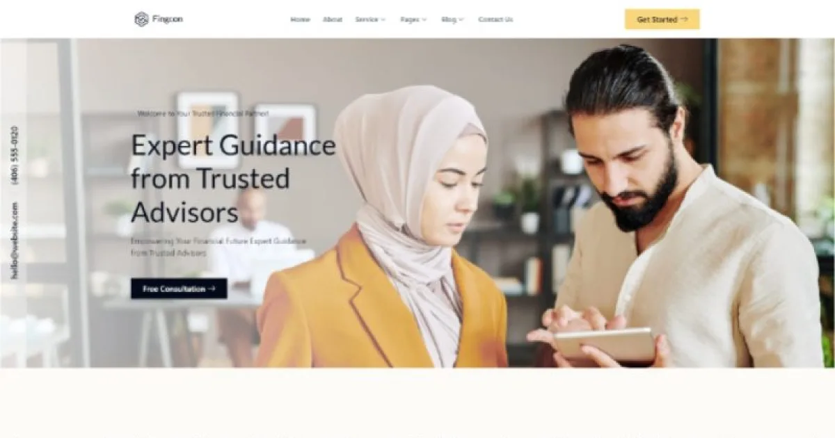 Fingcon – Finance Advisory Elementor Template Kit
