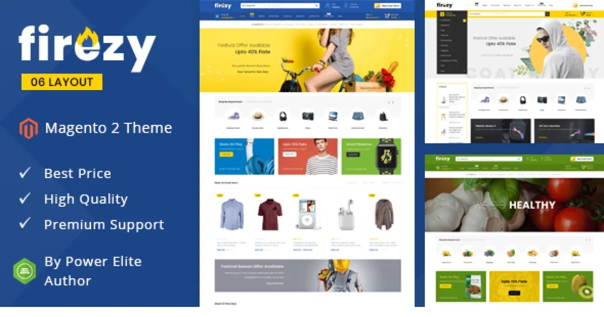 Firezy WordPress Theme - Official Release Preview