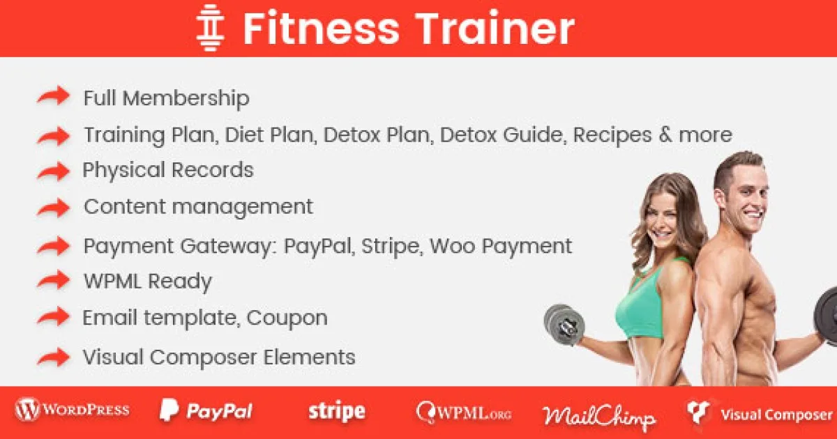Fitness Trainer Plugin