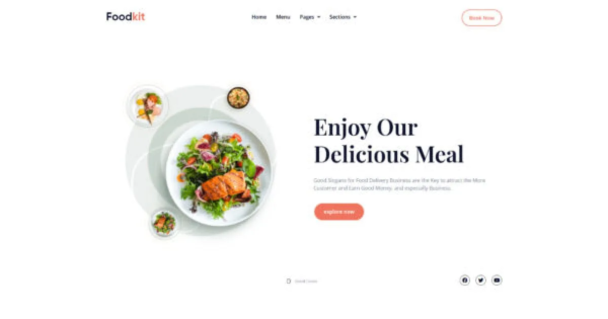 Foodkit – Food Ordering & Delivering Elementor Template Kit