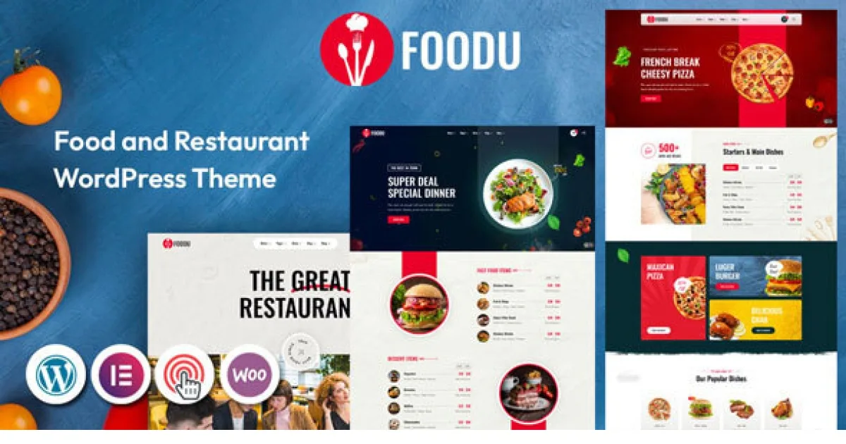 Foodu – Food & Restaurant WordPress Theme