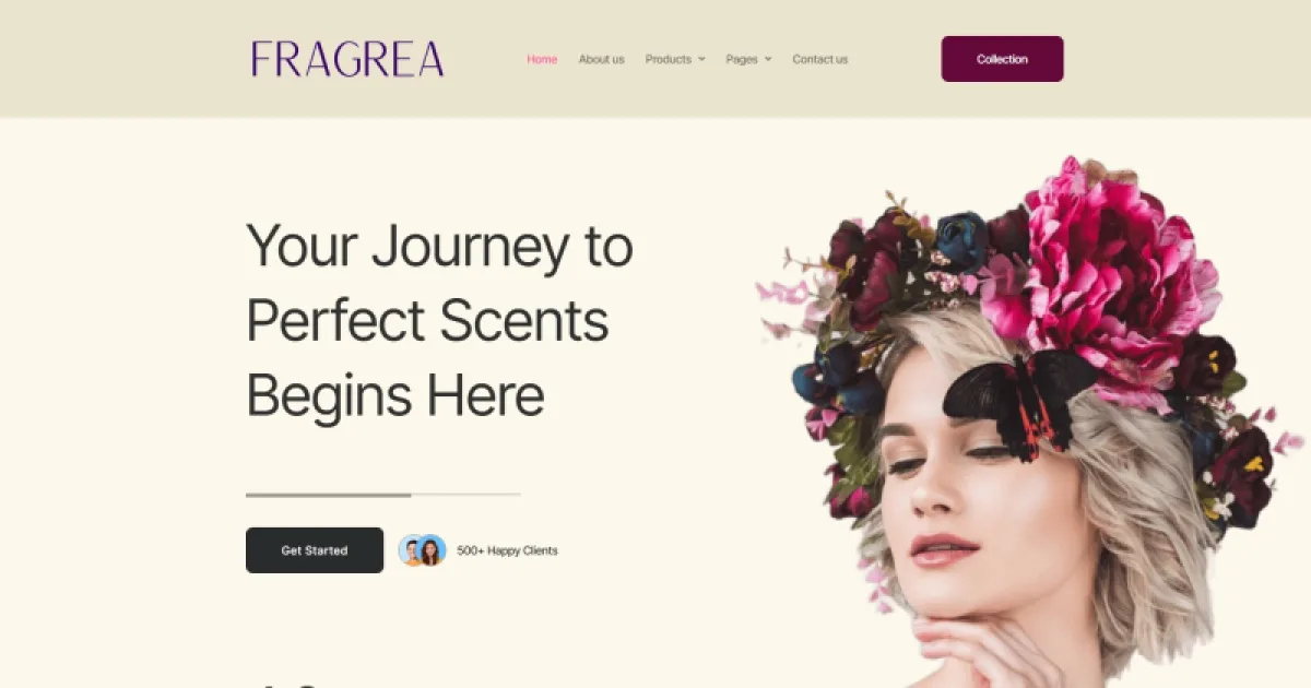 Fragrea – Fragrance Store Elementor Tempate Kit