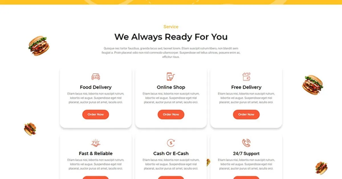 Frenzy – Food Delivery & Restaurant Elementor Template Kit