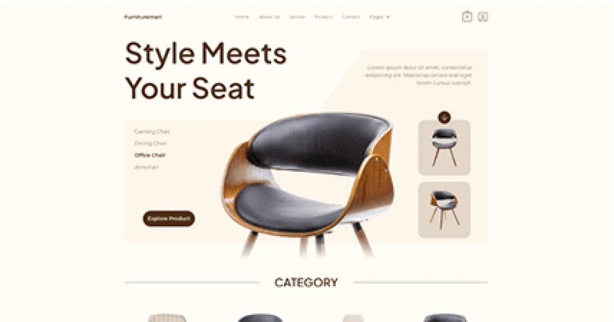 Furnituremart – Furniture Ecommerce Elementor Template Kit