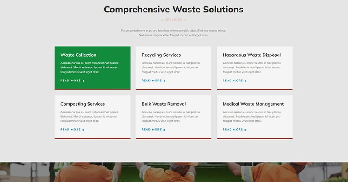 Gabe – Waste Pickup & Management Elementor Template Kit