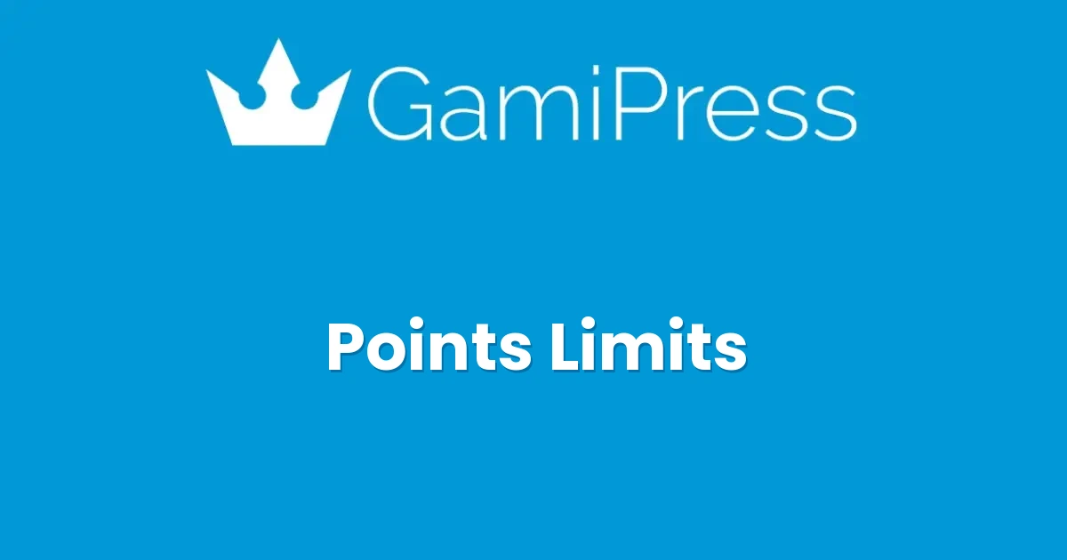GamiPress Points Limits